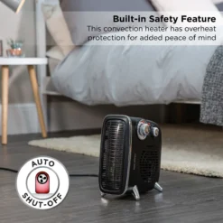 Russell Hobbs RHRETHFH1001B Electric Space Heater Indoor Black 1800 W Fan Electric Space Heater -Quality Home Appliances Store 010deec3e349d09a46a6ad0b33cb30da