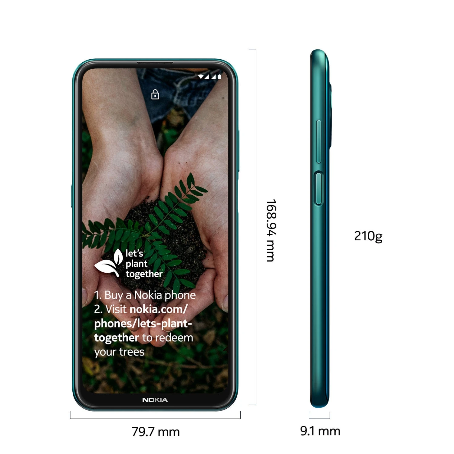 Nokia X X10 6.67 Inch Android UK SIM Free Smartphone With 5G Connectivity - 6 GB RAM And 64 GB Storage (Dual SIM) - Forest Green 9 Nokia X X10 6.67 Inch Android UK SIM Free Smartphone With 5G Connectivity - 6 GB RAM And 64 GB Storage (Dual SIM) - Forest Green - Image 9
