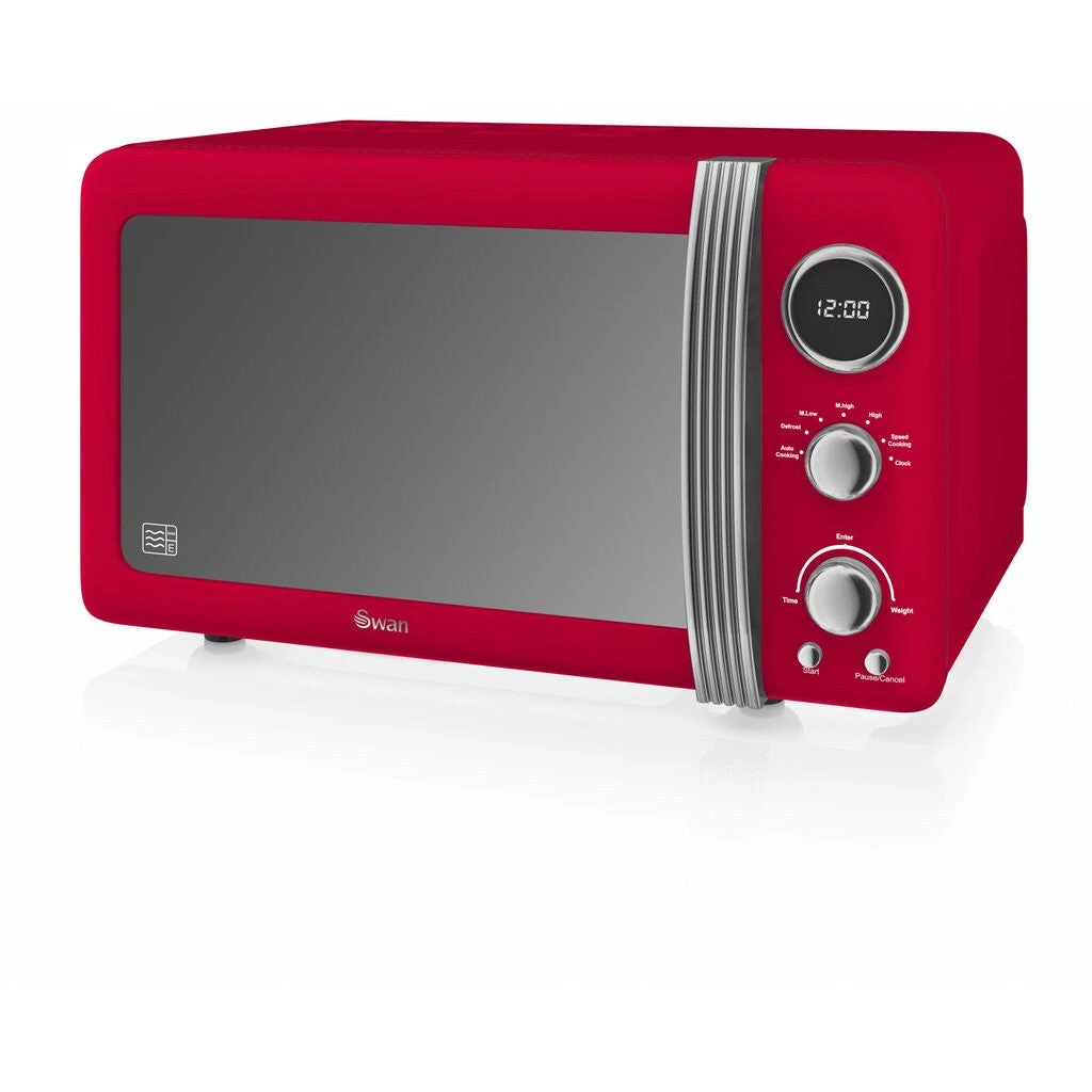 Swan SM22030LRN Microwave Solo Microwave 20 L 800 W Red 1 Swan SM22030LRN Microwave Solo Microwave 20 L 800 W Red
