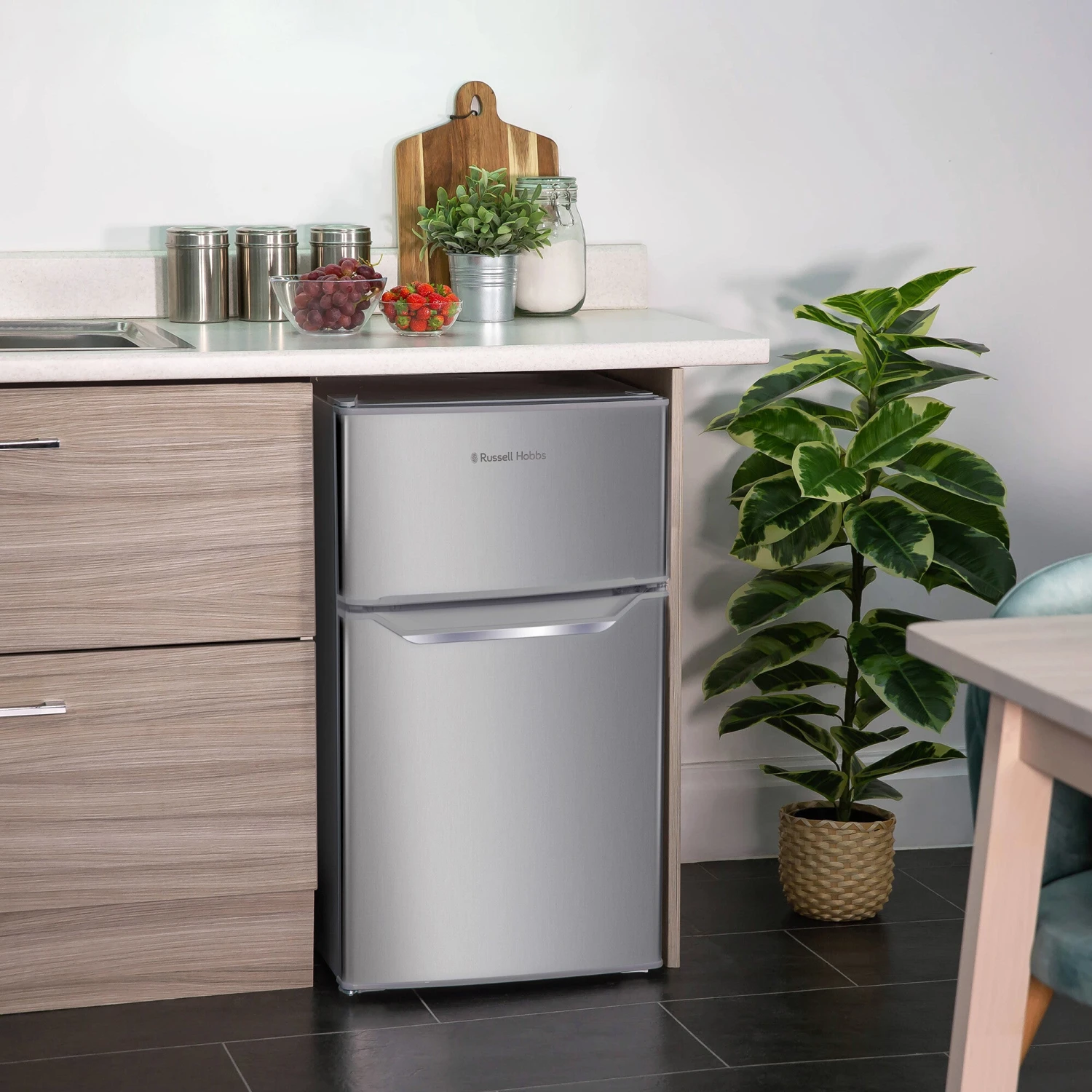 Russell Hobbs RH48UCFF2SS Fridge-freezer Freestanding 85 L F Stainless Steel 8 Russell Hobbs RH48UCFF2SS Fridge-freezer Freestanding 85 L F Stainless Steel - Image 8