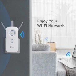 TP-Link RE450 Network Extender Network Transmitter White 10, 100, 1000 Mbit/s -Quality Home Appliances Store 09ff39c202225c6caca8383a9e5fe93e