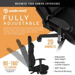 Anda Seat Jungle 2 PC Gaming Chair Upholstered Padded Seat Black, Yellow 36 Anda Seat Jungle 2 PC Gaming Chair Upholstered Padded Seat Black, Yellow -Quality Home Appliances Store 12d445c879f9f9a4a52e9c7dd1eb00e5