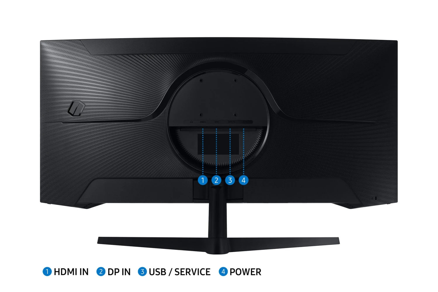 Samsung Odyssey G55T Computer Monitor 86.4 Cm (34") 3440 X 1440 Pixels UltraWide Quad HD LED Black 14 Samsung Odyssey G55T Computer Monitor 86.4 Cm (34") 3440 X 1440 Pixels UltraWide Quad HD LED Black - Image 14