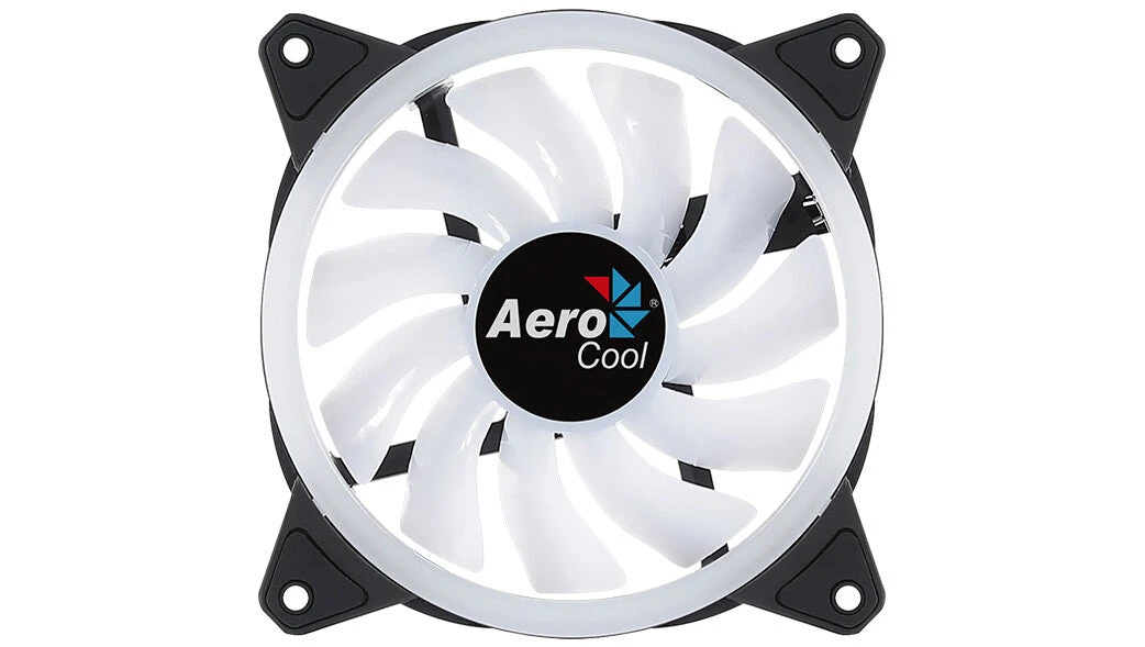Aerocool DUO12 PC Fan 12cm ARGB LED Dual Ring Antivibration 6 Pins Black 9 Aerocool DUO12 PC Fan 12cm ARGB LED Dual Ring Antivibration 6 Pins Black - Image 9