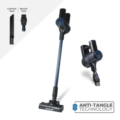 Tower T513012AT Stick Vacuum/electric Broom Battery Dry HEPA Bagless 1 L 120 W Black, Blue