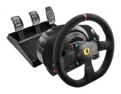 Thrustmaster T300 Ferrari Integral Racing Wheel Alcantara Edition Black USB Steering Wheel + Pedals PC, PlayStation 4, Playstation 3