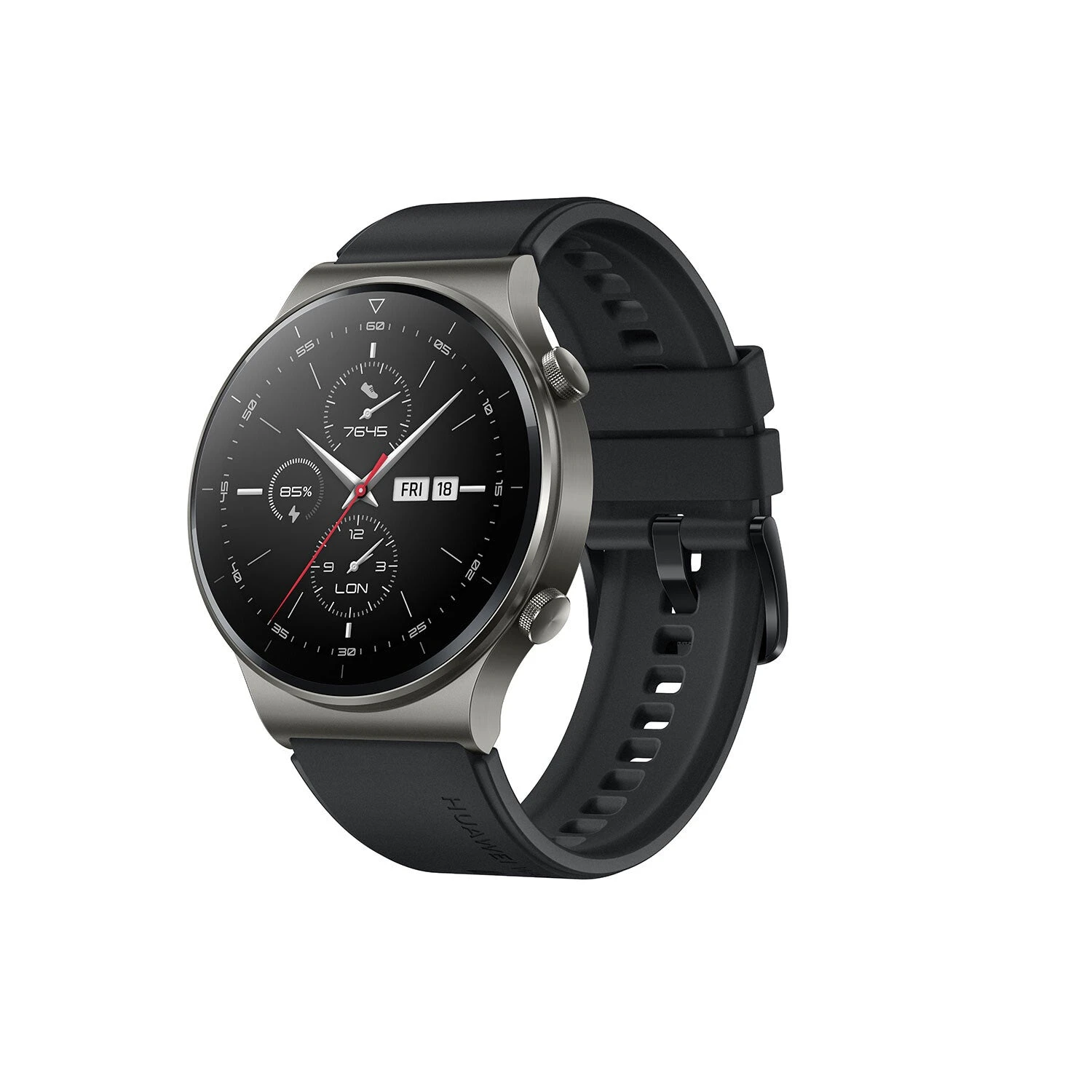 Huawei WATCH GT 2 Pro 3.53 Cm (1.39") AMOLED 46 Mm Digital 454 X 454 Pixels Touchscreen Black GPS (satellite)