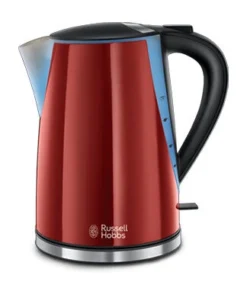 Russell Hobbs Mode Electric Kettle 1.7 L 3000 W Black, Red, Stainless Steel
