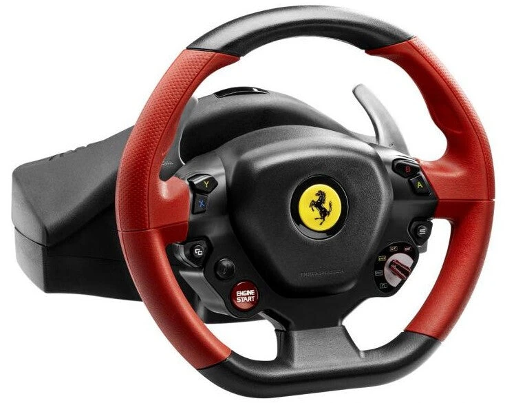 Thrustmaster Ferrari 458 Spider Black, Red Steering Wheel + Pedals Xbox One 2 Thrustmaster Ferrari 458 Spider Black, Red Steering Wheel + Pedals Xbox One - Image 2