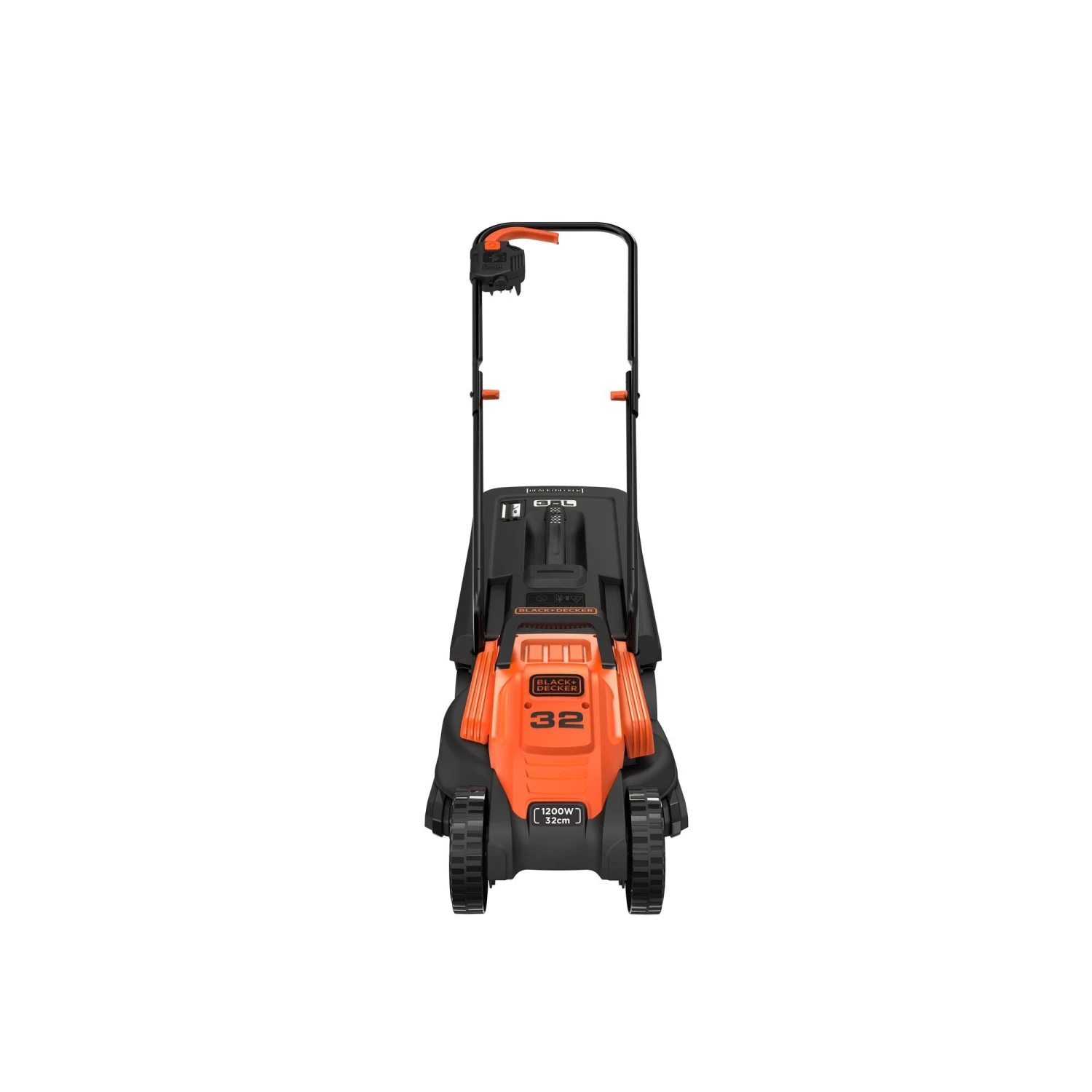 Black & Decker BEMW451-GB Lawn Mower Push Lawn Mower AC Black, Orange 2 Black & Decker BEMW451-GB Lawn Mower Push Lawn Mower AC Black, Orange - Image 2