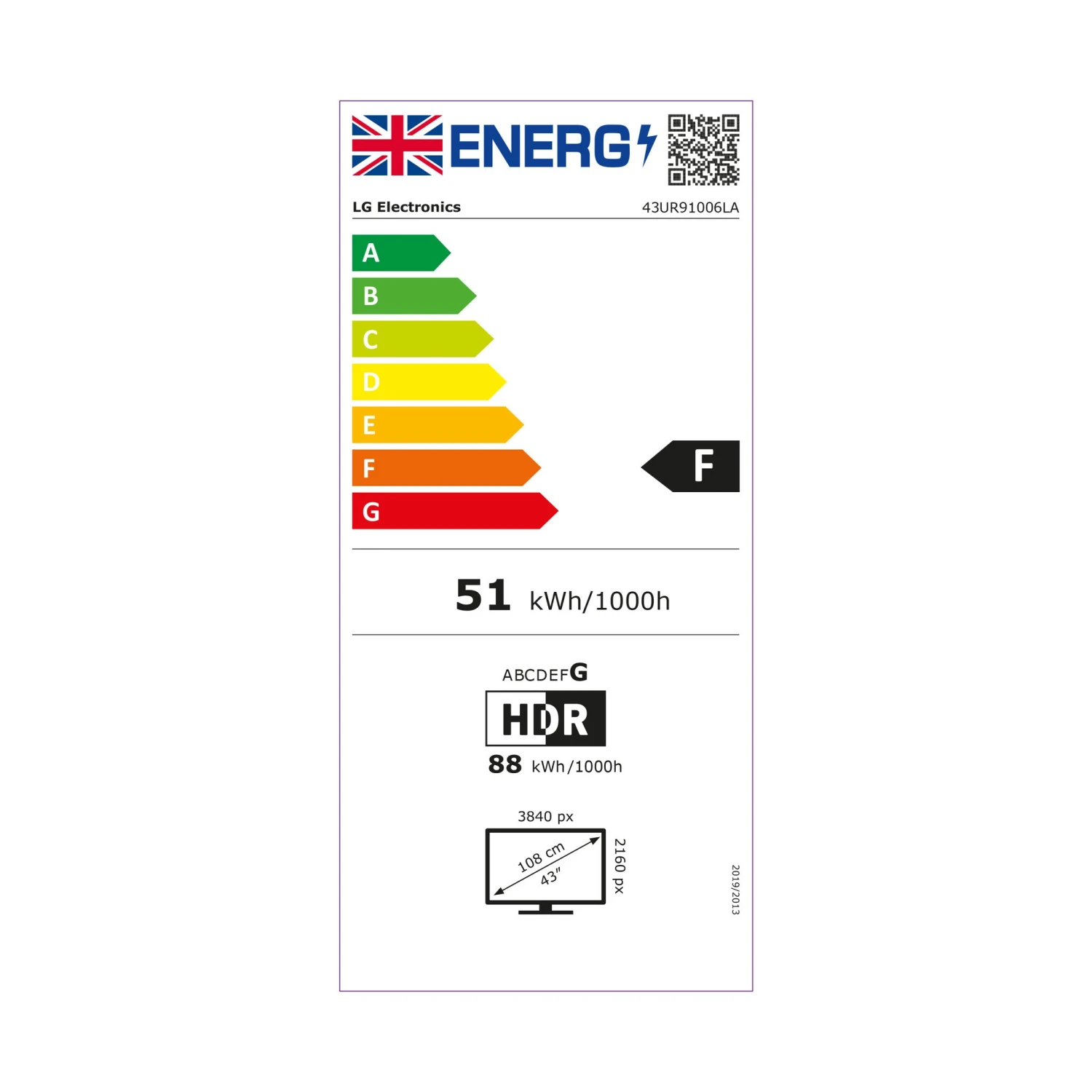 LG 43" 43UR91006LA Smart 4K Ultra HD HDR LED Freeview TV 8 LG 43" 43UR91006LA Smart 4K Ultra HD HDR LED Freeview TV - Image 8