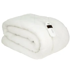 Russell Hobbs RHEKB8003 Electric Blanket White Fleece, Polyester