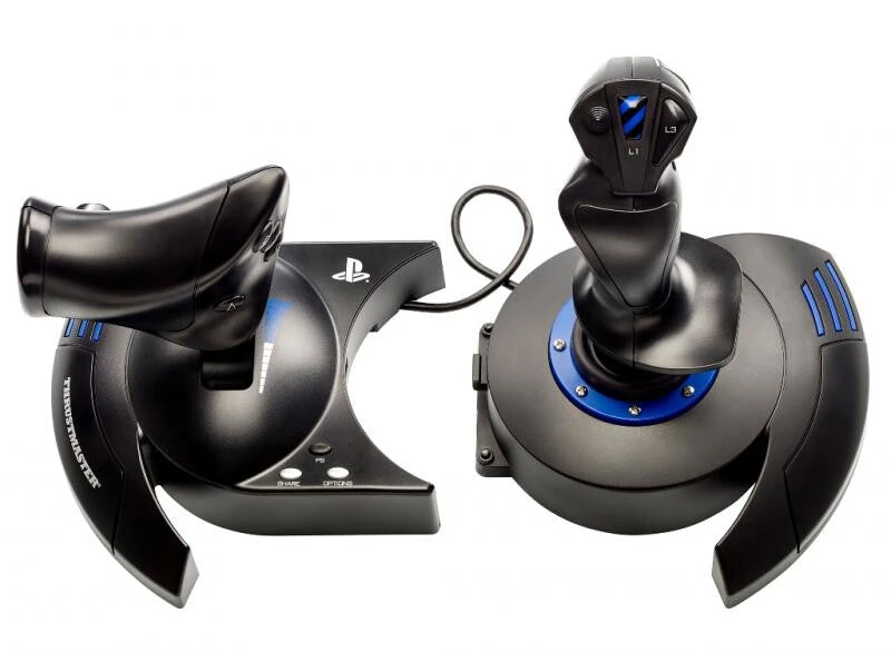 Thrustmaster T.Flight Hotas 4 Black, Blue USB 2.0 Joystick Digital PC, PlayStation 4 5 Thrustmaster T.Flight Hotas 4 Black, Blue USB 2.0 Joystick Digital PC, PlayStation 4 - Image 5