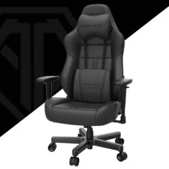 Anda Seat Dark Demon Dragon PC Gaming Chair Upholstered Padded Seat Black