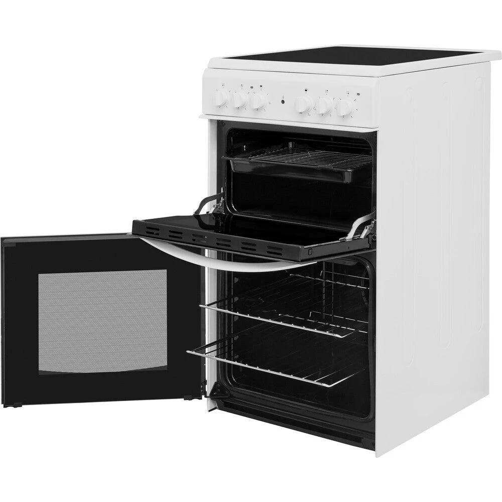 Indesit ID5V92KMW/UK Cooker Freestanding Cooker Electric Ceramic Black, White A 2 Indesit ID5V92KMW/UK Cooker Freestanding Cooker Electric Ceramic Black, White A - Image 2