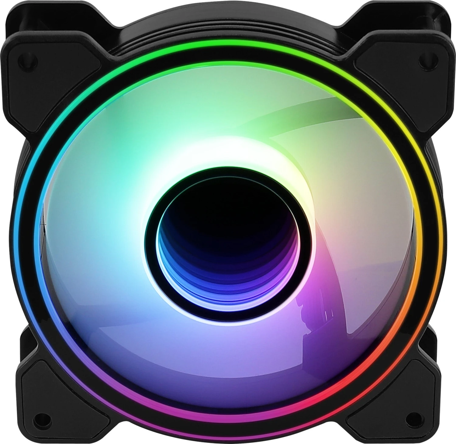 Aerocool MIRAGE12 PC Fan 12cm ARGB 6 Pin Silent Hub Black 10 Aerocool MIRAGE12 PC Fan 12cm ARGB 6 Pin Silent Hub Black - Image 10