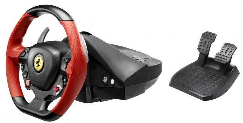 Thrustmaster Ferrari 458 Spider Black, Red Steering Wheel + Pedals Xbox One 1 Thrustmaster Ferrari 458 Spider Black, Red Steering Wheel + Pedals Xbox One