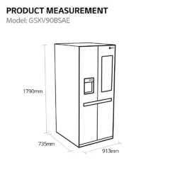 LG InstaView ™ ThinQ™ GSXV90BSAE American Fridge Freezer 25 LG InstaView ™ ThinQ™ GSXV90BSAE American Fridge Freezer -Quality Home Appliances Store 5175ba0751496f8f08174bef65d93726