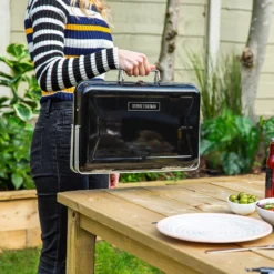 George Foreman GFPTBBQ1005B Portable Briefcase Charcoal BBQ - Black 7 George Foreman GFPTBBQ1005B Portable Briefcase Charcoal BBQ - Black -Quality Home Appliances Store 5ccffc09ea2b6957a8b07dc2e5f5f985
