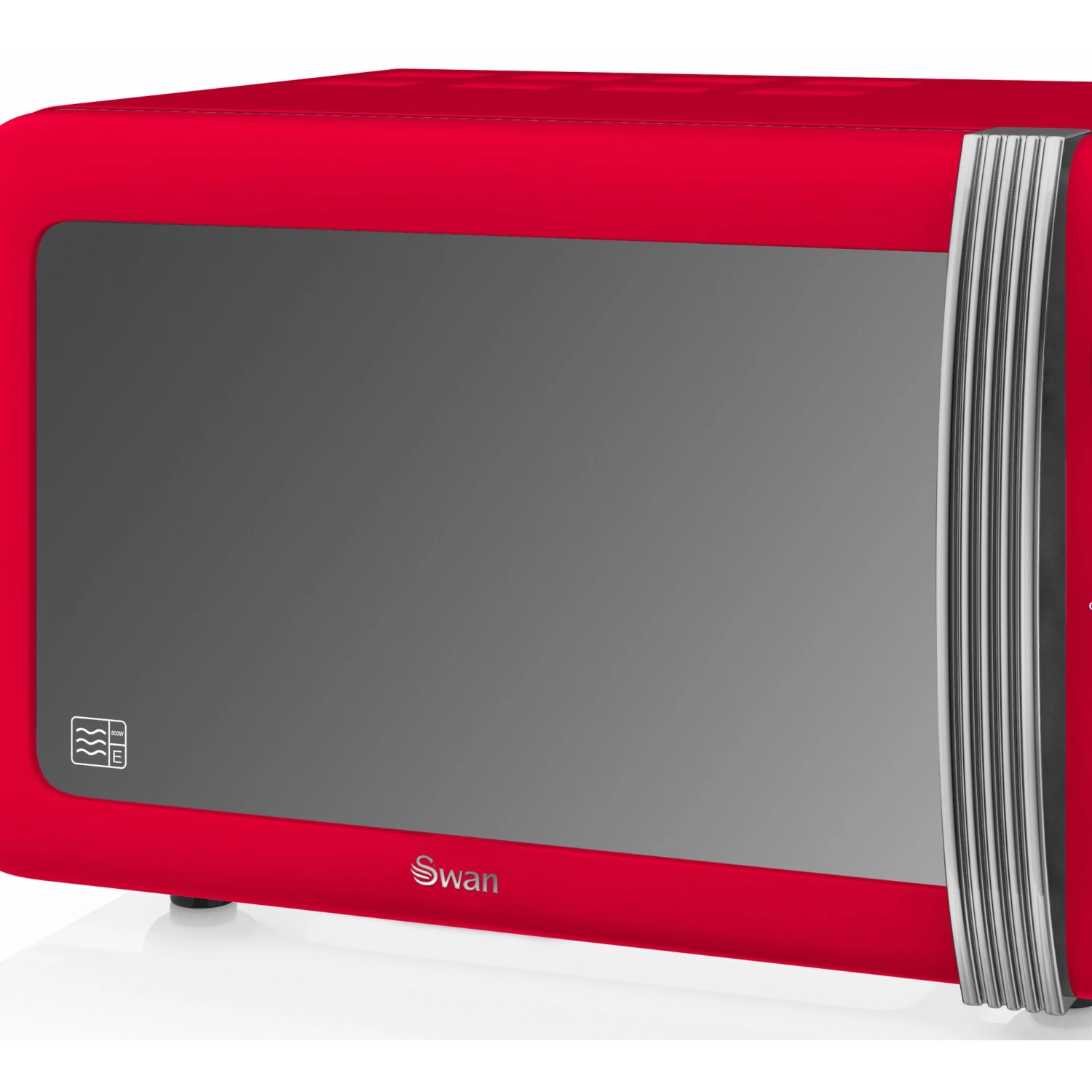 Swan SM22030LRN Microwave Solo Microwave 20 L 800 W Red 3 Swan SM22030LRN Microwave Solo Microwave 20 L 800 W Red - Image 3