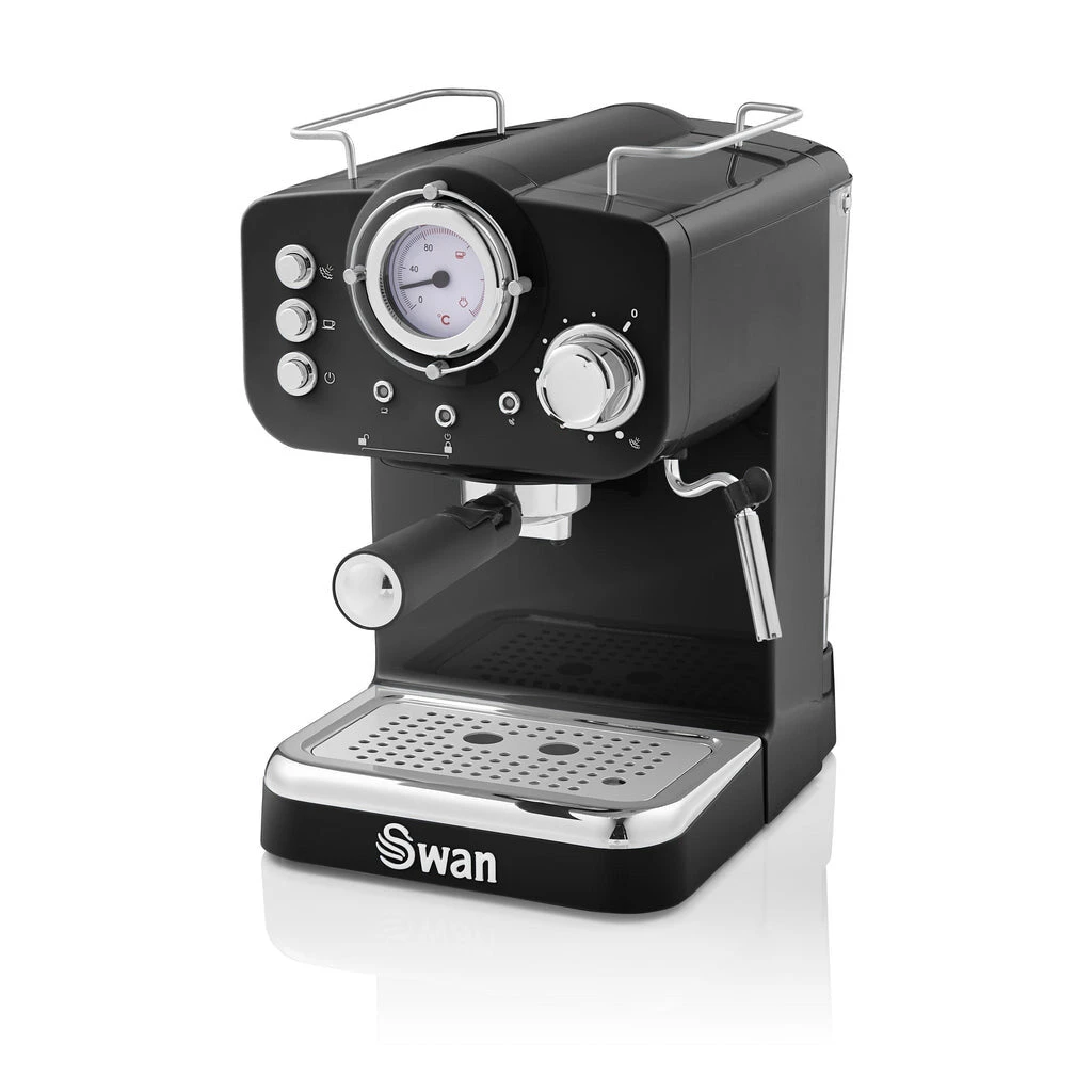 Swan Retro Pump Espresso Coffee Machine 1 Swan Retro Pump Espresso Coffee Machine