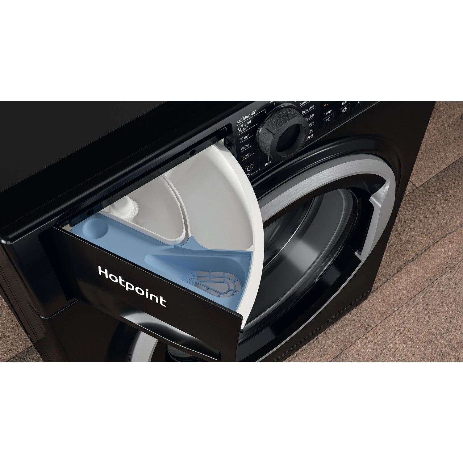 Hotpoint NSWM 743U BS UK N Washing Machine Front-load 7 Kg 1400 RPM Black 6 Hotpoint NSWM 743U BS UK N Washing Machine Front-load 7 Kg 1400 RPM Black - Image 6