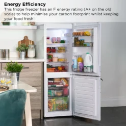 Russell Hobbs RH50FF145 Fridge-freezer Freestanding 173 L F White -Quality Home Appliances Store 686e6b5ff590f1a66c61f4c8b6af07c3