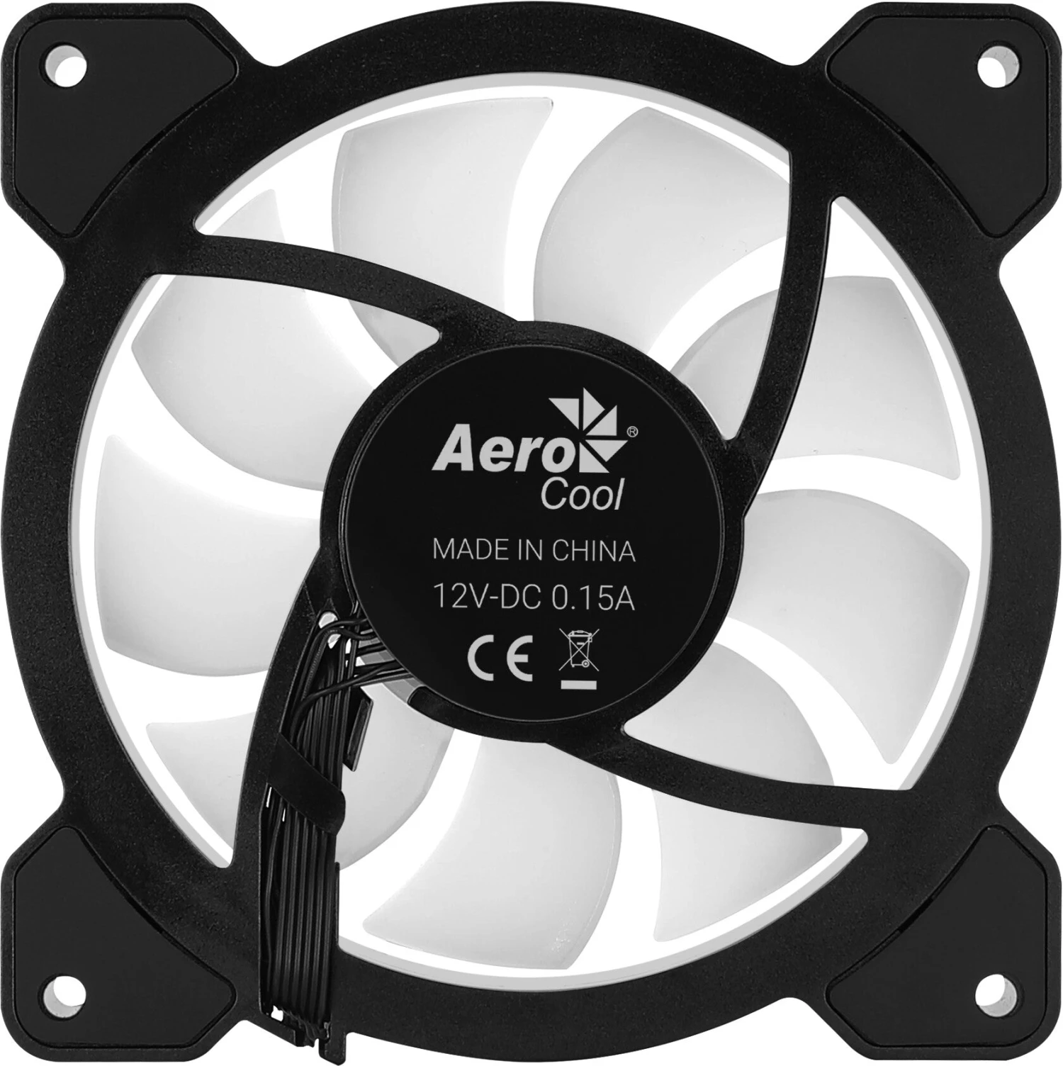 Aerocool MIRAGE12 PC Fan 12cm ARGB 6 Pin Silent Hub Black 5 Aerocool MIRAGE12 PC Fan 12cm ARGB 6 Pin Silent Hub Black - Image 5