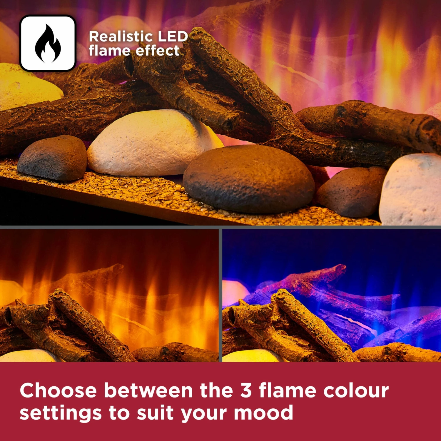 Black & Decker BXFH45007GB Fireplace Indoor Fireplace Suite Electric 3 Black & Decker BXFH45007GB Fireplace Indoor Fireplace Suite Electric - Image 3