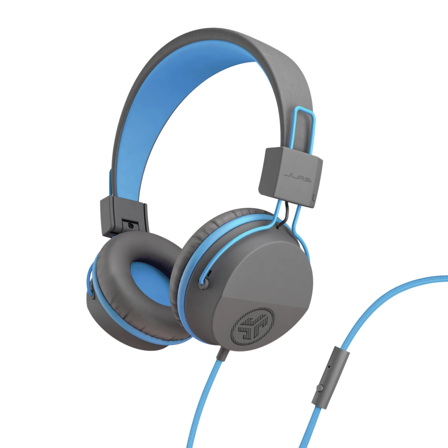 JLab JBuddies Kids Headphones - Grey/Blue 1 JLab JBuddies Kids Headphones - Grey/Blue