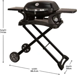 George Foreman GFSBBQ1TR Portable Gas BBQ 1 Burner With Trolley 13 George Foreman GFSBBQ1TR Portable Gas BBQ 1 Burner With Trolley -Quality Home Appliances Store 71awN5huTHL. AC SL1500