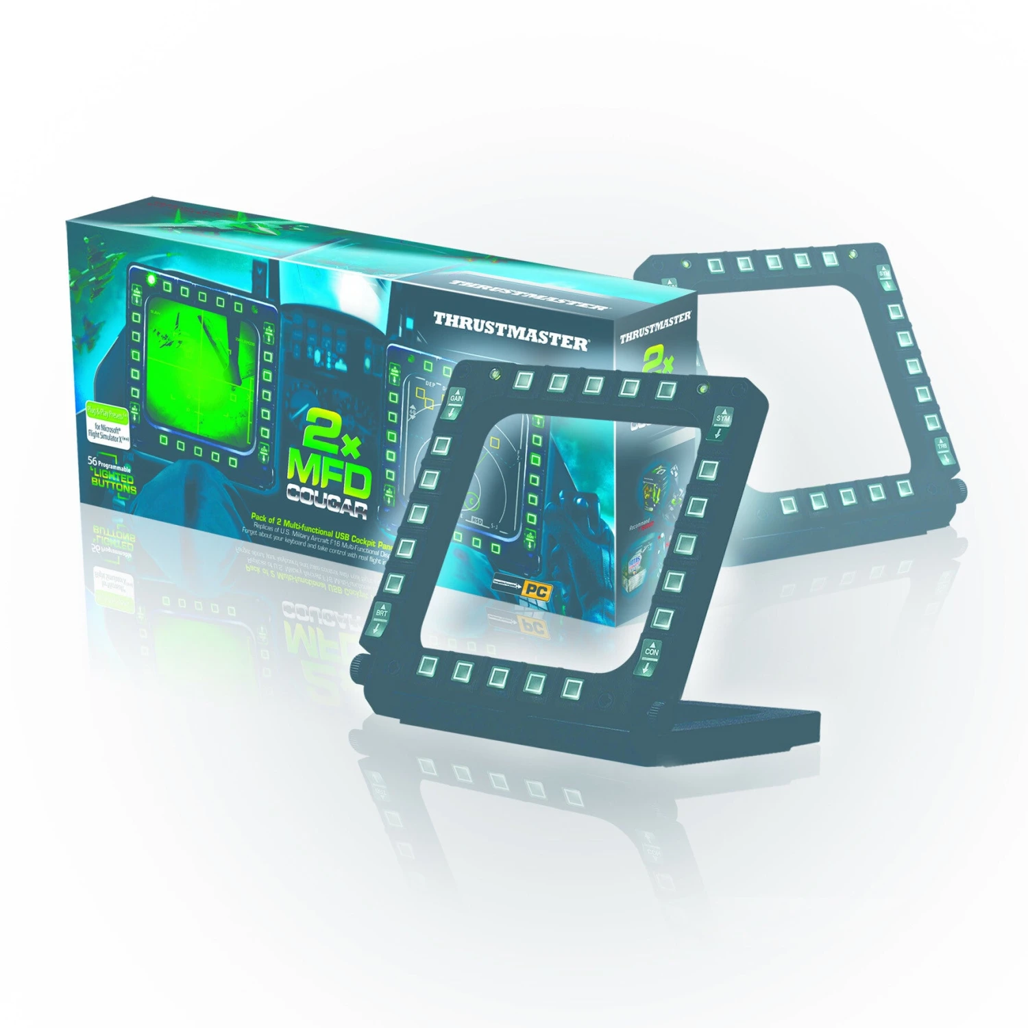 Thrustmaster MFD Cougar Pack Black Joystick PC 8 Thrustmaster MFD Cougar Pack Black Joystick PC - Image 8