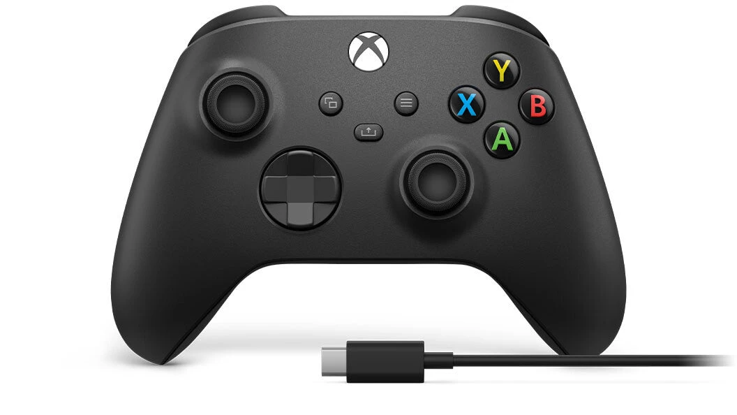 Microsoft Xbox Wireless Controller + USB-C Cable Black Gamepad Analogue / Digital PC, Xbox One, Xbox One S, Xbox One X, Xbox Series S, Xbox Series X 1 Microsoft Xbox Wireless Controller + USB-C Cable Black Gamepad Analogue / Digital PC, Xbox One, Xbox One S, Xbox One X, Xbox Series S, Xbox Series X