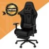 Anda Seat Jungle 2 PC Gaming Chair Upholstered Padded Seat Black, Yellow
