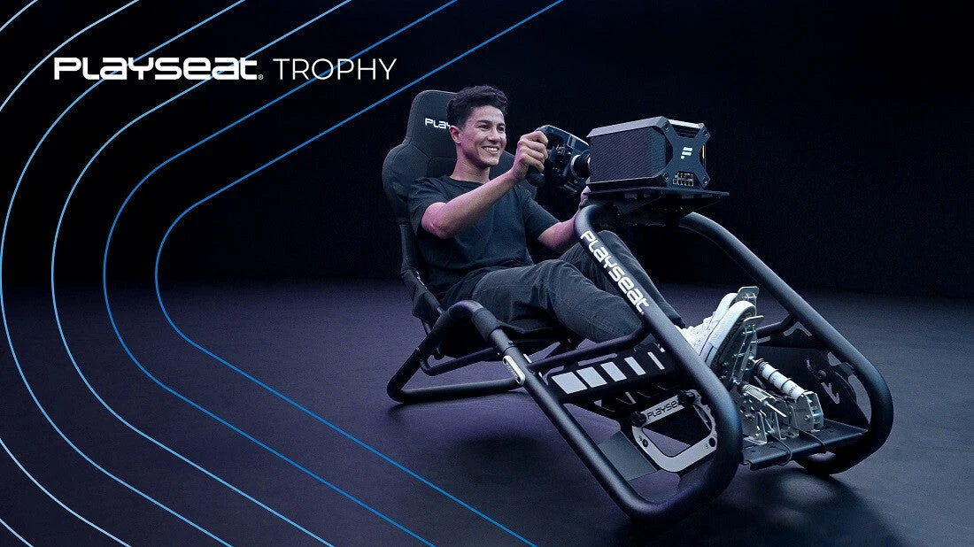 Playseat Trophy Universal Gaming Chair Upholstered Seat Black 3 Playseat Trophy Universal Gaming Chair Upholstered Seat Black - Image 3