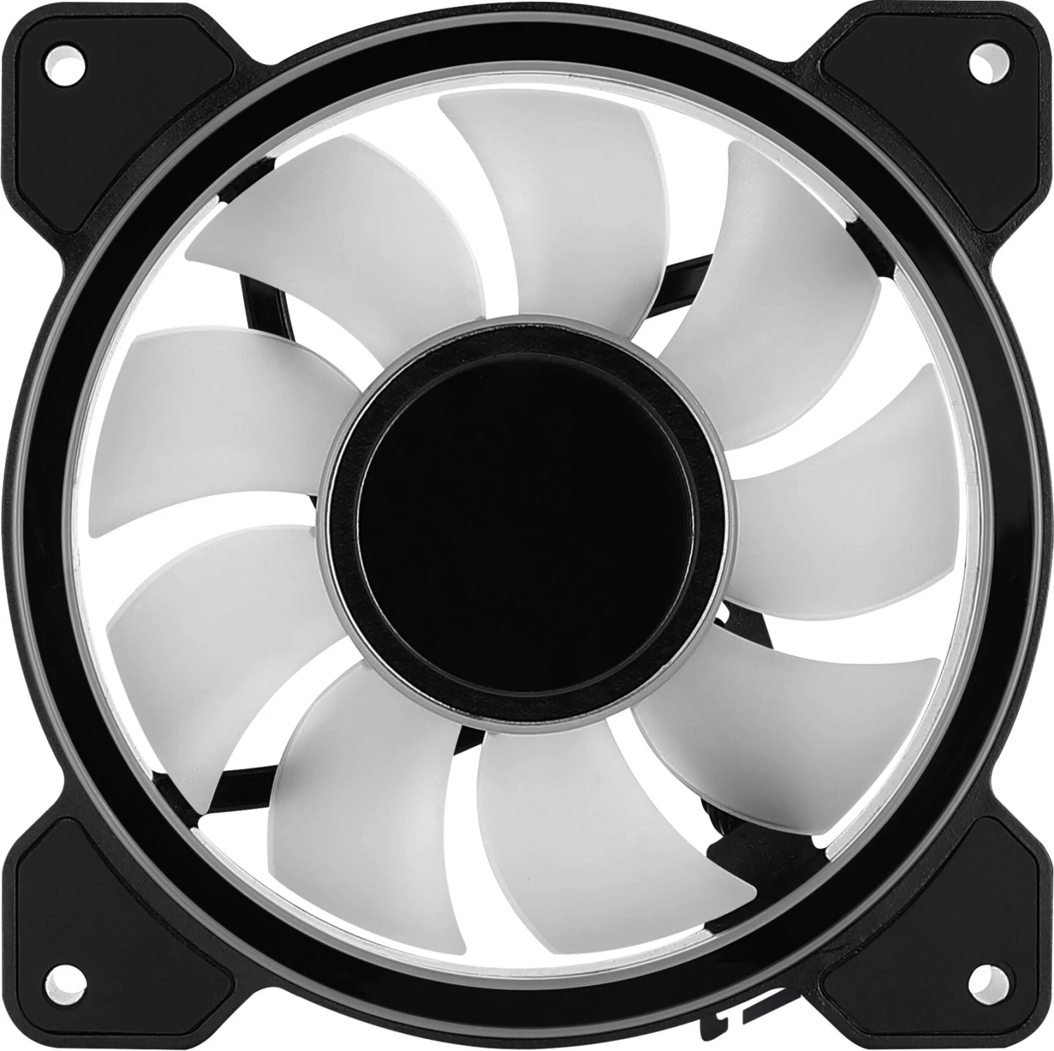 Aerocool MIRAGE12 PC Fan 12cm ARGB 6 Pin Silent Hub Black 9 Aerocool MIRAGE12 PC Fan 12cm ARGB 6 Pin Silent Hub Black - Image 9