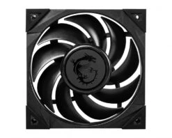 MSI MEG SILENT GALE P12 Premium Silent Fan '120mm, PWM, Balanced Static Pressure Airflow, LCP Fan Blade, HDB Bearing, Anti-Vibration Pads, 300mm Cable'