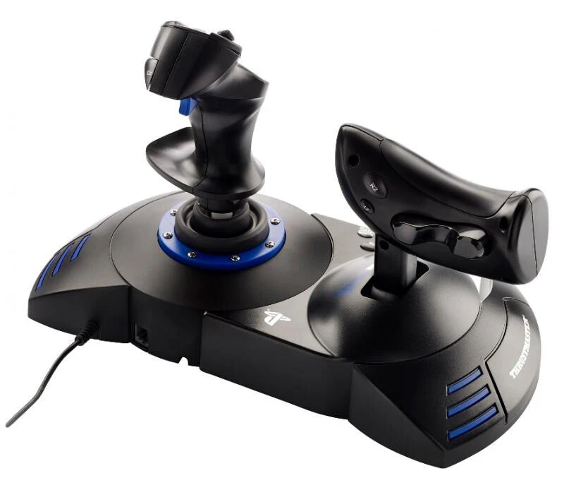 Thrustmaster T.Flight Hotas 4 Black, Blue USB 2.0 Joystick Digital PC, PlayStation 4 4 Thrustmaster T.Flight Hotas 4 Black, Blue USB 2.0 Joystick Digital PC, PlayStation 4 - Image 4