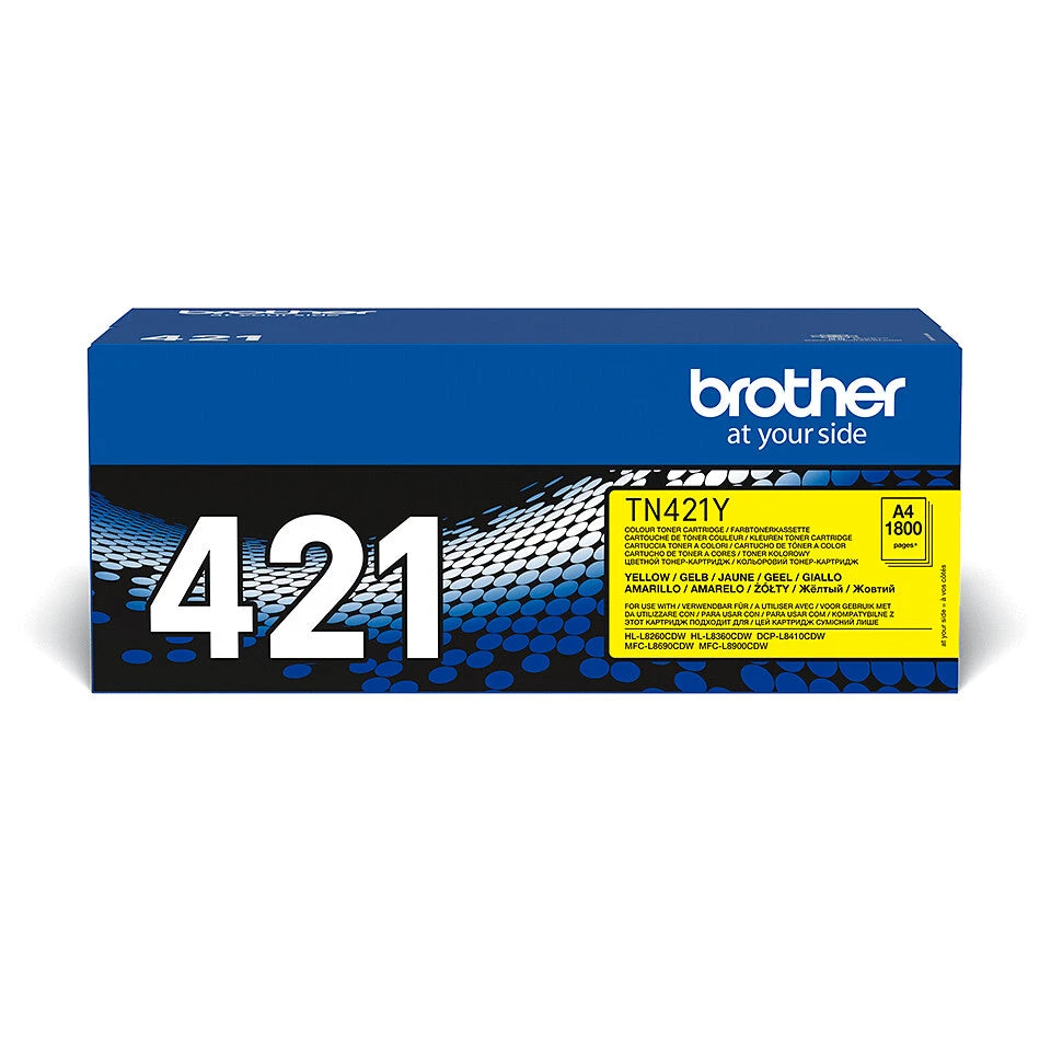 Brother TN-421Y Toner Cartridge 1 Pc(s) Original Yellow 1 Brother TN-421Y Toner Cartridge 1 Pc(s) Original Yellow