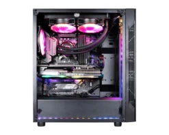 MSI MAG VAMPIRIC 010 Mid Tower Gaming Computer Case 'Black, 1x 120mm ARGB Fan, Mystic Light Sync, Tempered Glass Panel, ATX, MATX, Mini-ITX' -Quality Home Appliances Store 9999c3122bc51c9786bf0209677bef30