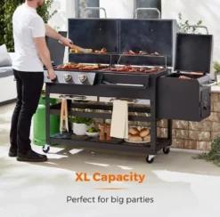 Tower T978507 Outdoor Barbecue/grill Cooking Station Charcoal + Natural Gas Black 21 Tower T978507 Outdoor Barbecue/grill Cooking Station Charcoal + Natural Gas Black -Quality Home Appliances Store 9b426d8baa3ebda8b7ffd8bc2c53cd83