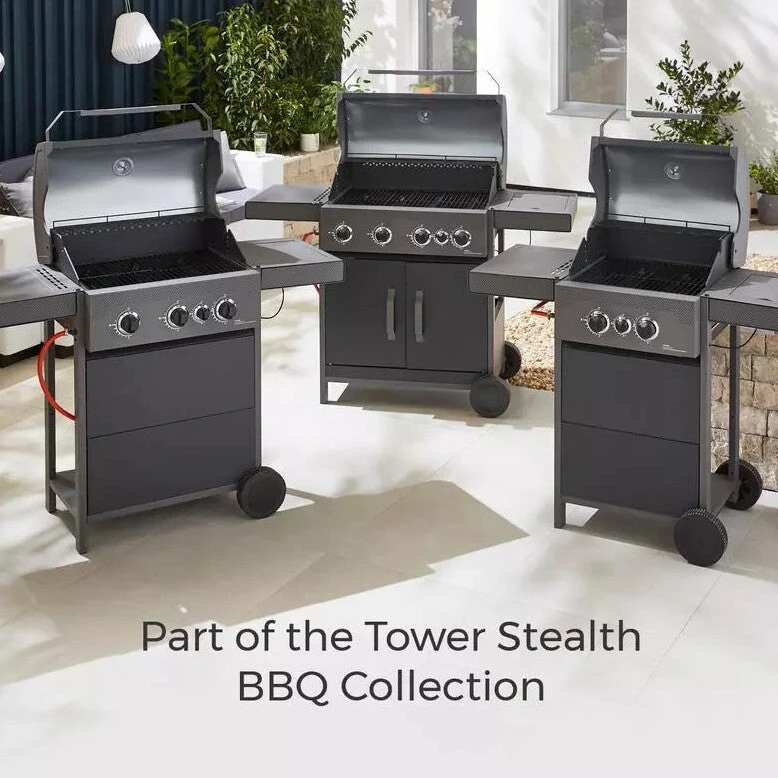 Tower T978501 Outdoor Barbecue/grill Cooking Station Gas Black 13000 W 12 Tower T978501 Outdoor Barbecue/grill Cooking Station Gas Black 13000 W - Image 12