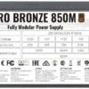 Aerocool Aero Bronze 850M Power Supply Unit 850 W 20+4 Pin ATX Black
