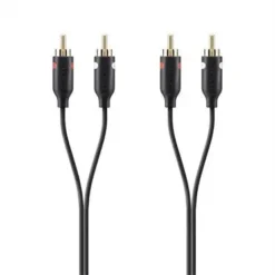 Belkin F3Y098BT2M Audio Cable 2 M 2 X RCA Black