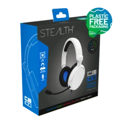 Stealth C6-100 Gaming Headset For PS4/PS5, XBOX, Switch, PC - Blue/White