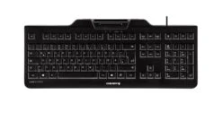 CHERRY KC 1000 SC Corded Smartcard Keyboard, Black, USB (QWERTY - UK)