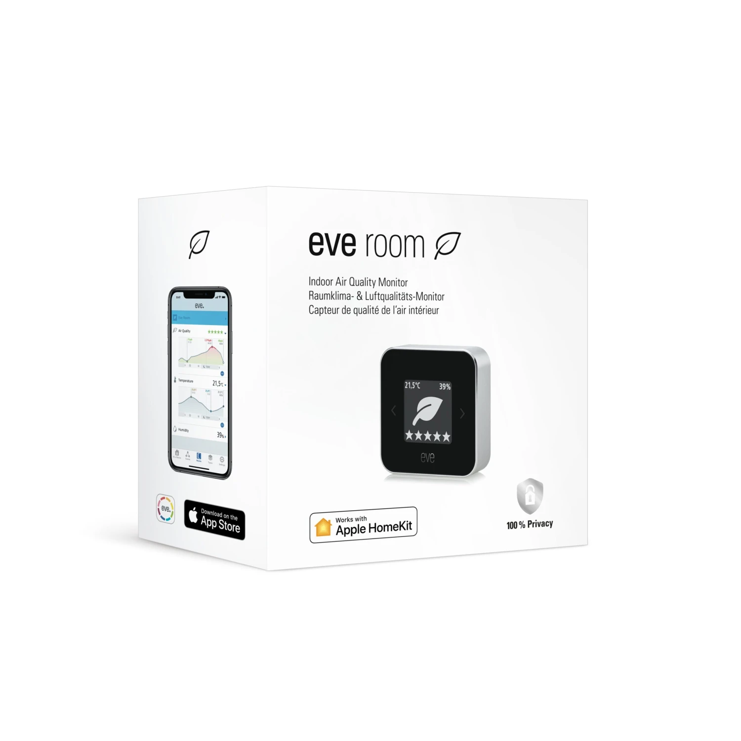 Eve Room Indoor Air Quality Sensor With Apple HomeKit Technology 16 Eve Room Indoor Air Quality Sensor With Apple HomeKit Technology - Image 16