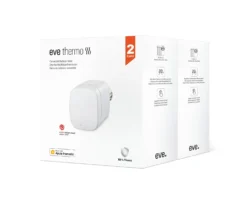 Eve Thermo Smart Radiator Valve With Apple HomeKit Technology, 2-pack