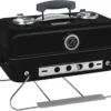 George Foreman GFPTBBQ1004B On-The-Go Portable Charcoal BBQ- Black