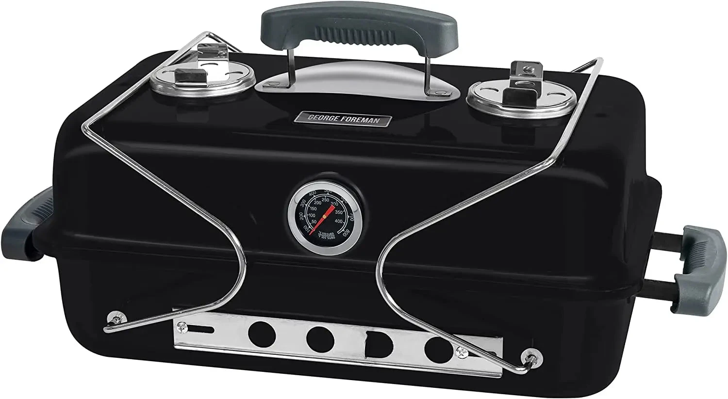 George Foreman GFPTBBQ1004B On-The-Go Portable Charcoal BBQ- Black 13 George Foreman GFPTBBQ1004B On-The-Go Portable Charcoal BBQ- Black - Image 13